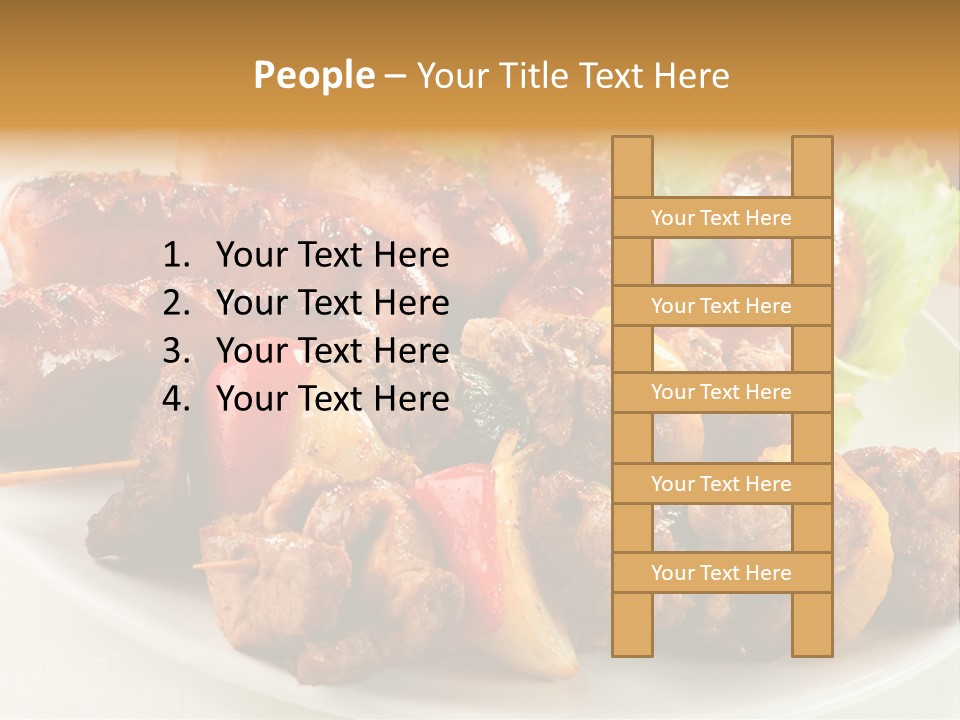 Meat Pork Fast PowerPoint Template