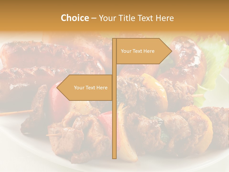 Meat Pork Fast PowerPoint Template