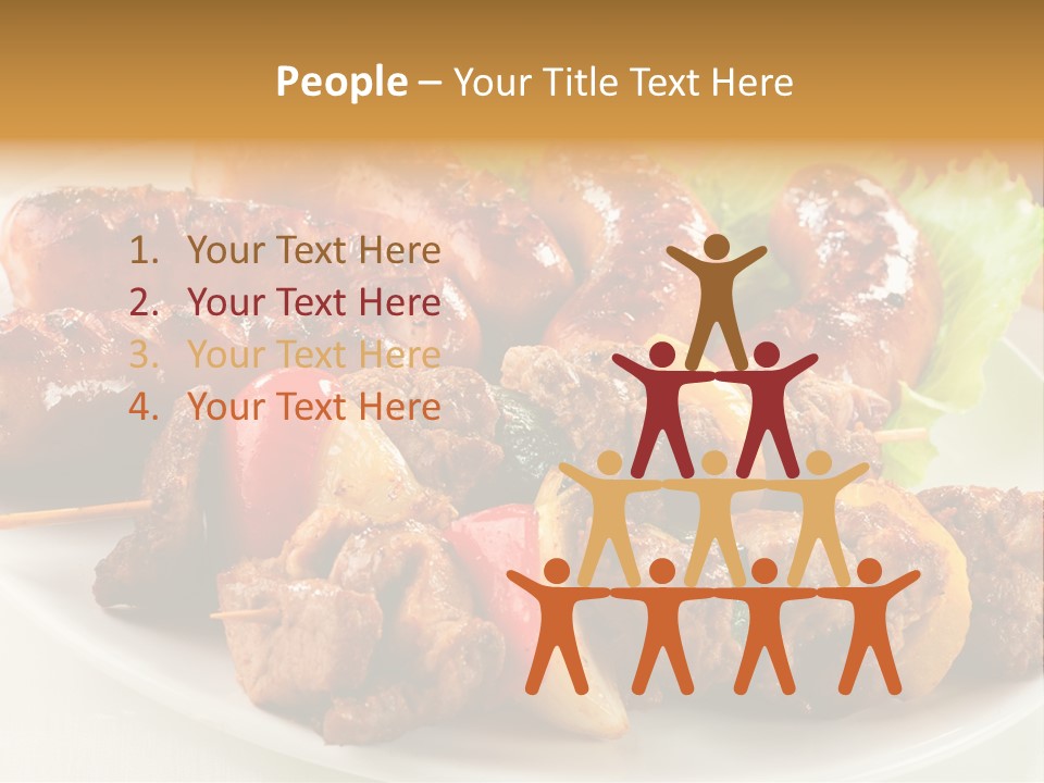 Meat Pork Fast PowerPoint Template