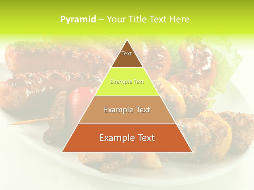 Stick Grill Chicken PowerPoint Template