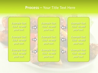 Stick Grill Chicken PowerPoint Template