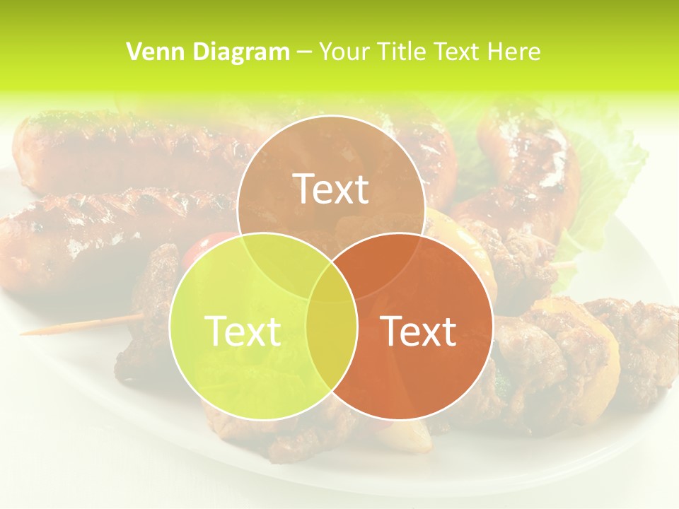 Stick Grill Chicken PowerPoint Template