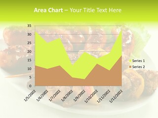 Stick Grill Chicken PowerPoint Template