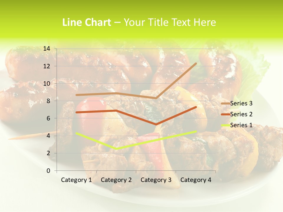 Stick Grill Chicken PowerPoint Template