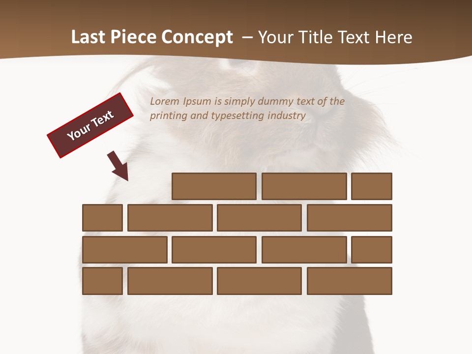Animal Cut Out Furry PowerPoint Template