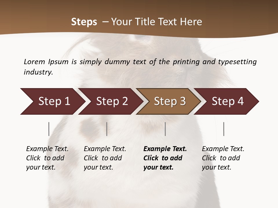 Animal Cut Out Furry PowerPoint Template