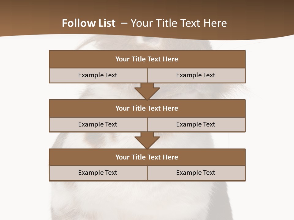 Animal Cut Out Furry PowerPoint Template