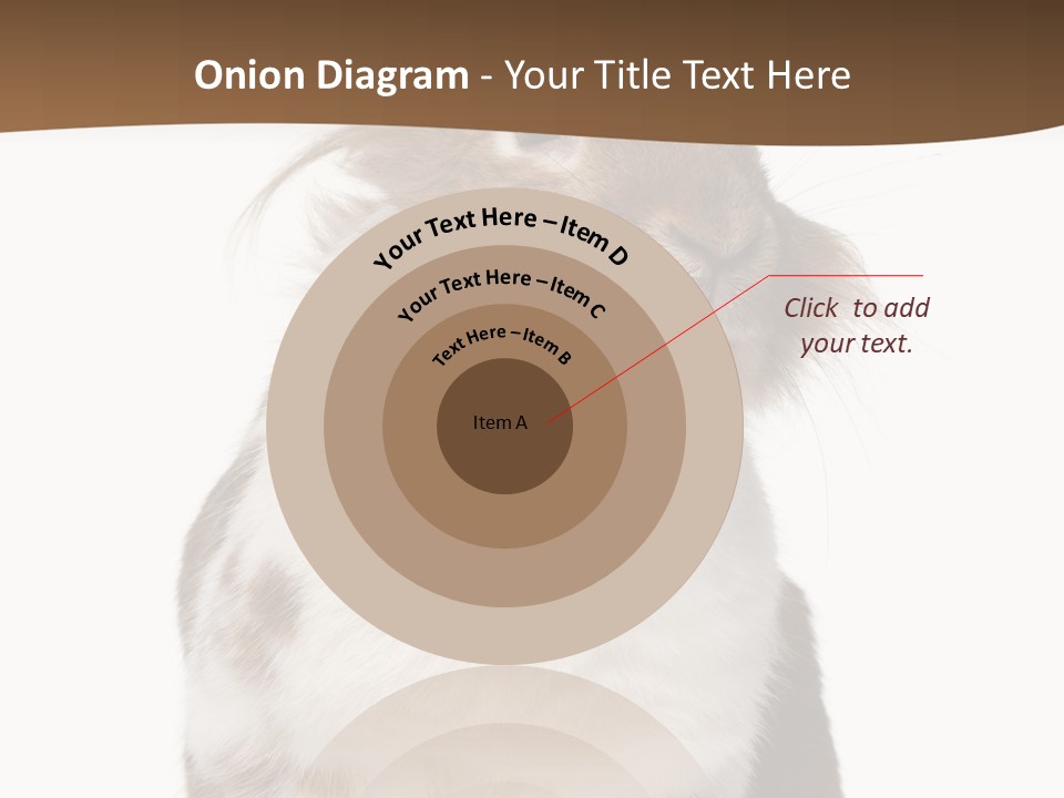 Animal Cut Out Furry PowerPoint Template