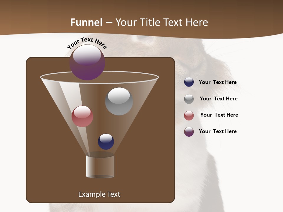 Animal Cut Out Furry PowerPoint Template