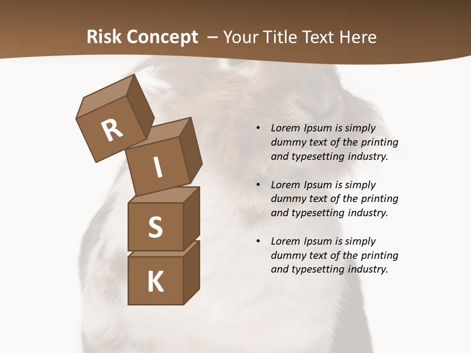 Animal Cut Out Furry PowerPoint Template