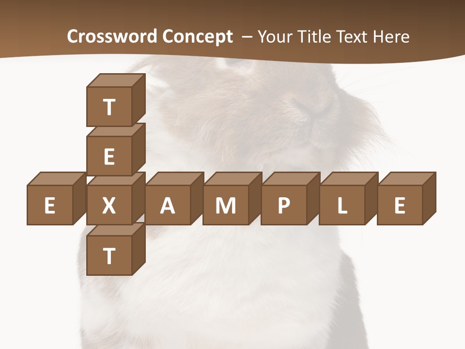 Animal Cut Out Furry PowerPoint Template