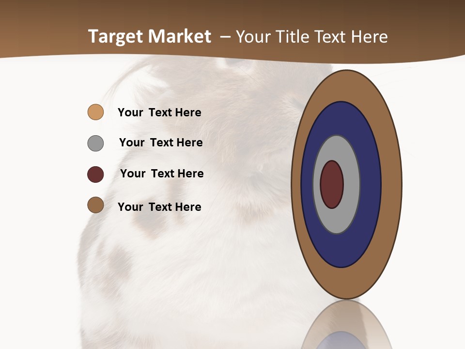 Animal Cut Out Furry PowerPoint Template