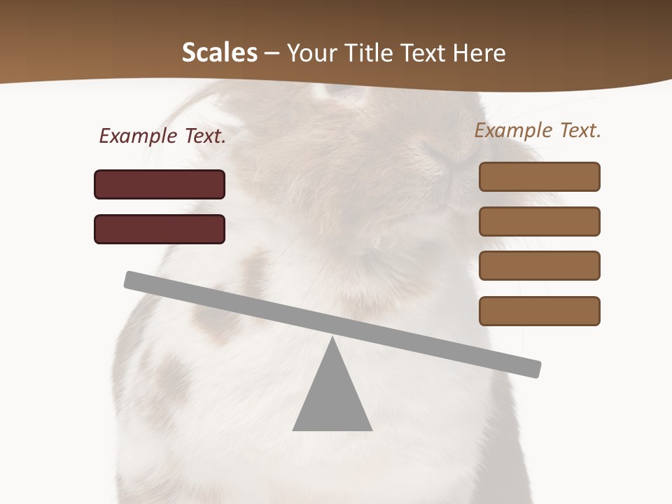 Animal Cut Out Furry PowerPoint Template