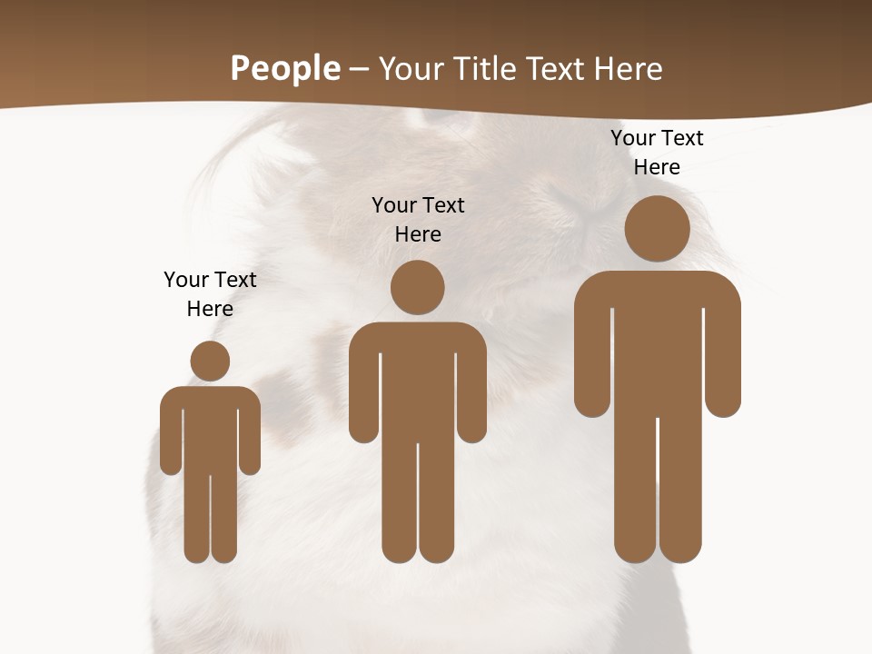 Animal Cut Out Furry PowerPoint Template