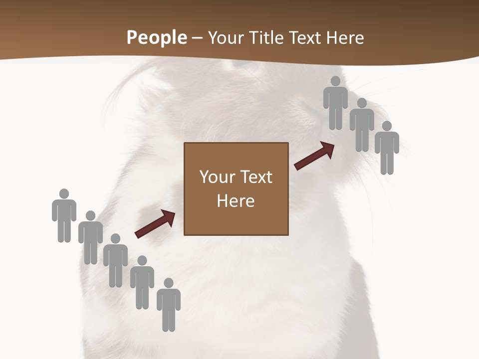 Animal Cut Out Furry PowerPoint Template