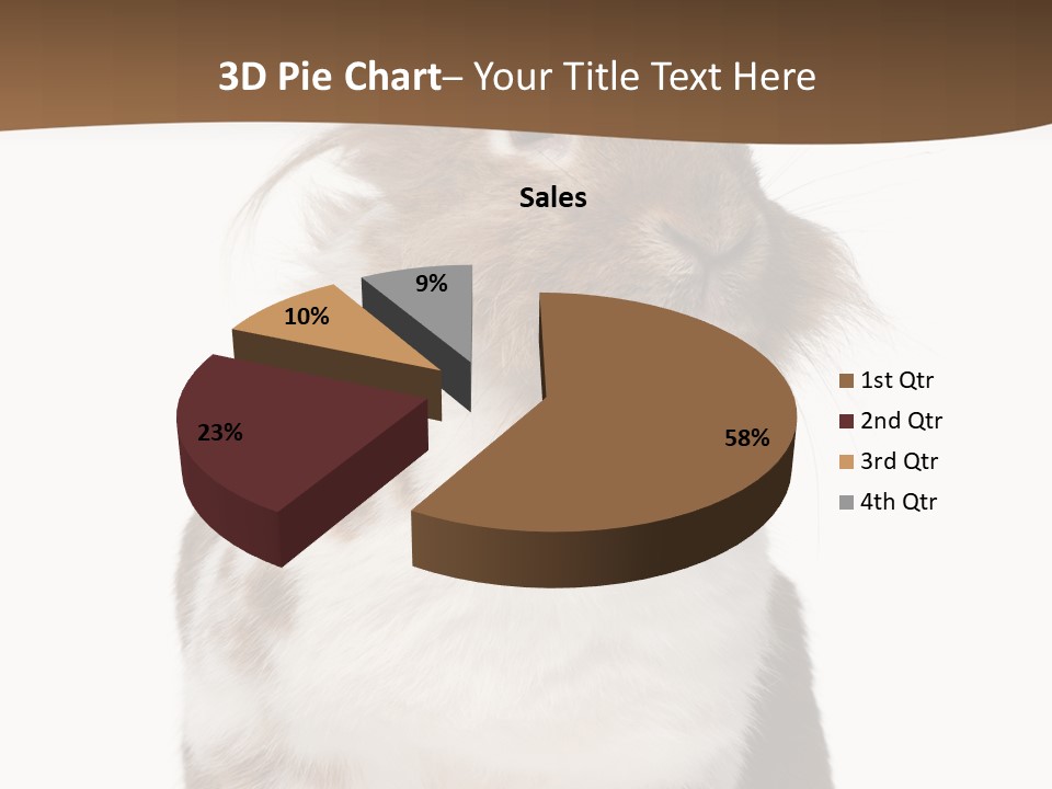 Animal Cut Out Furry PowerPoint Template
