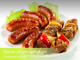 Shish Stick Fast PowerPoint Template