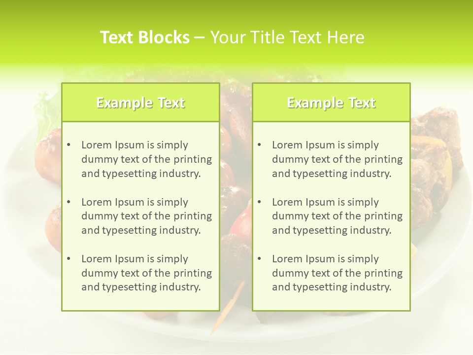 Shish Stick Fast PowerPoint Template