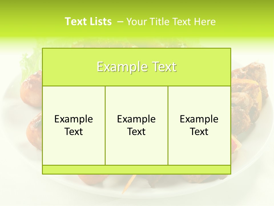 Shish Stick Fast PowerPoint Template