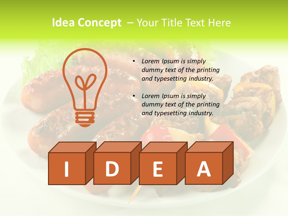 Shish Stick Fast PowerPoint Template