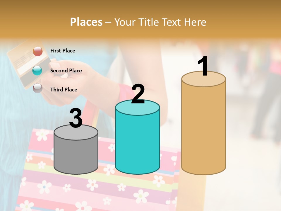 Mall Foreground Money PowerPoint Template