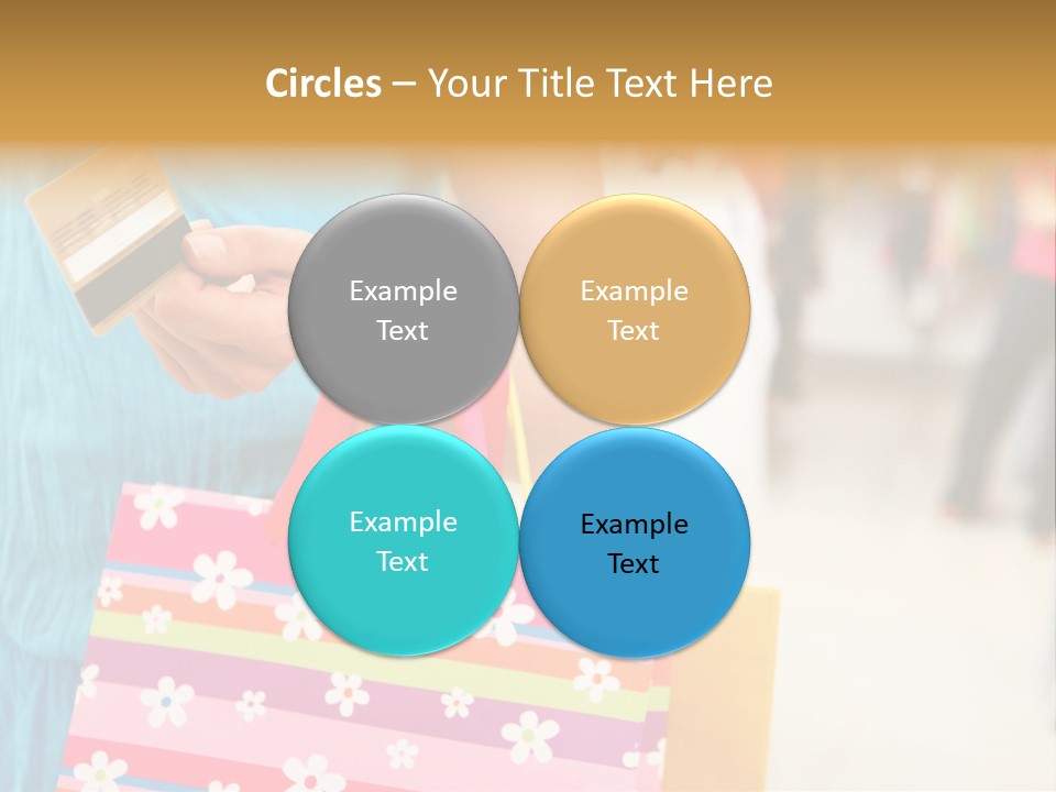 Mall Foreground Money PowerPoint Template