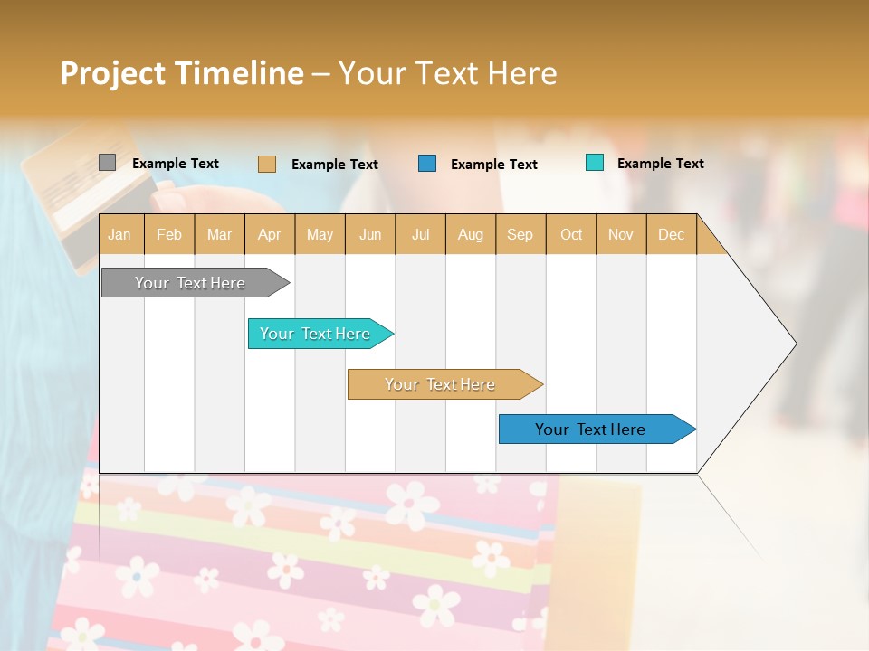 Mall Foreground Money PowerPoint Template