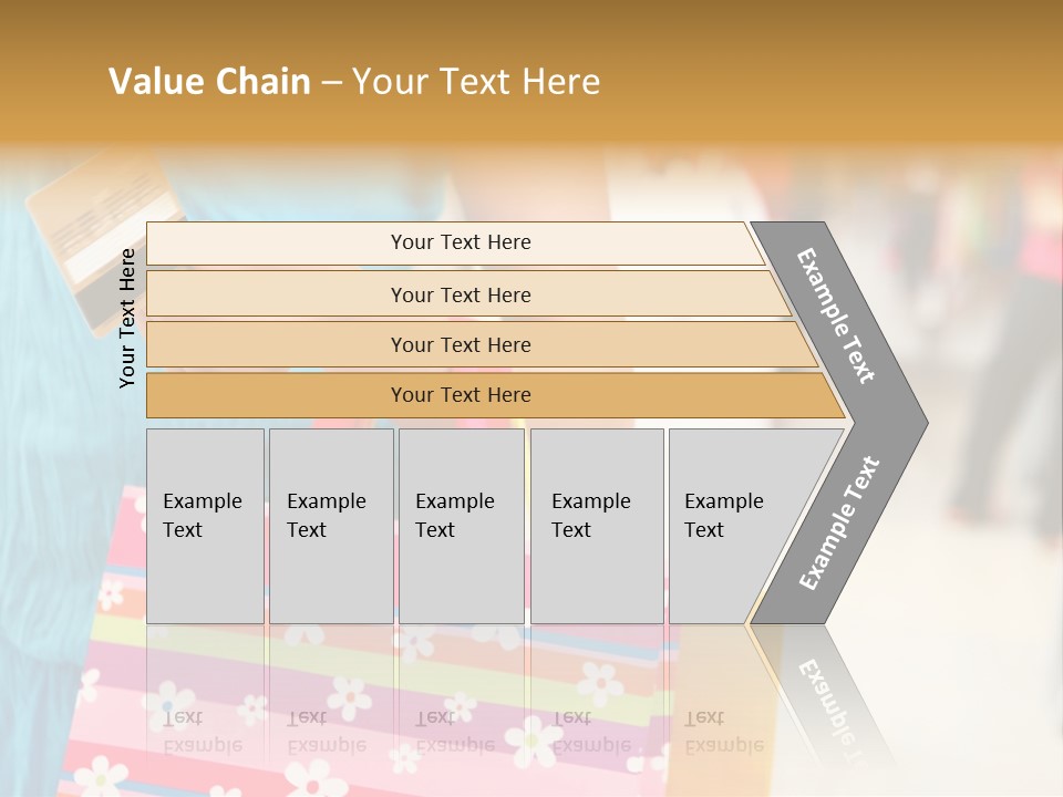 Mall Foreground Money PowerPoint Template