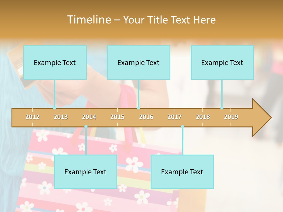 Mall Foreground Money PowerPoint Template