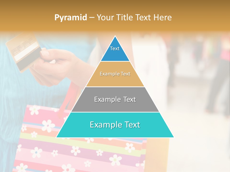 Mall Foreground Money PowerPoint Template
