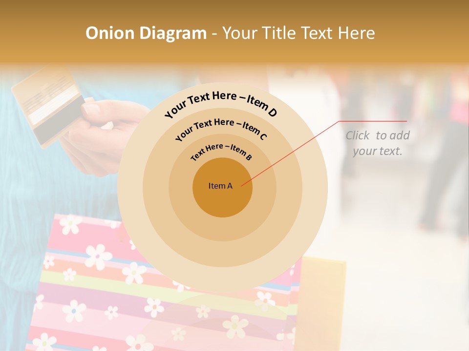 Mall Foreground Money PowerPoint Template