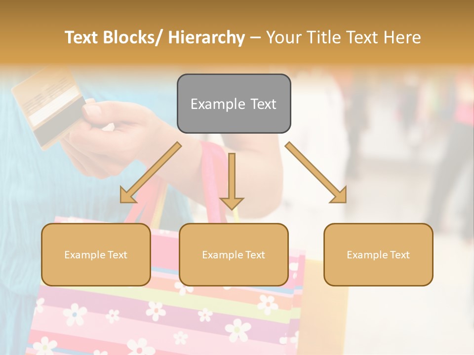 Mall Foreground Money PowerPoint Template