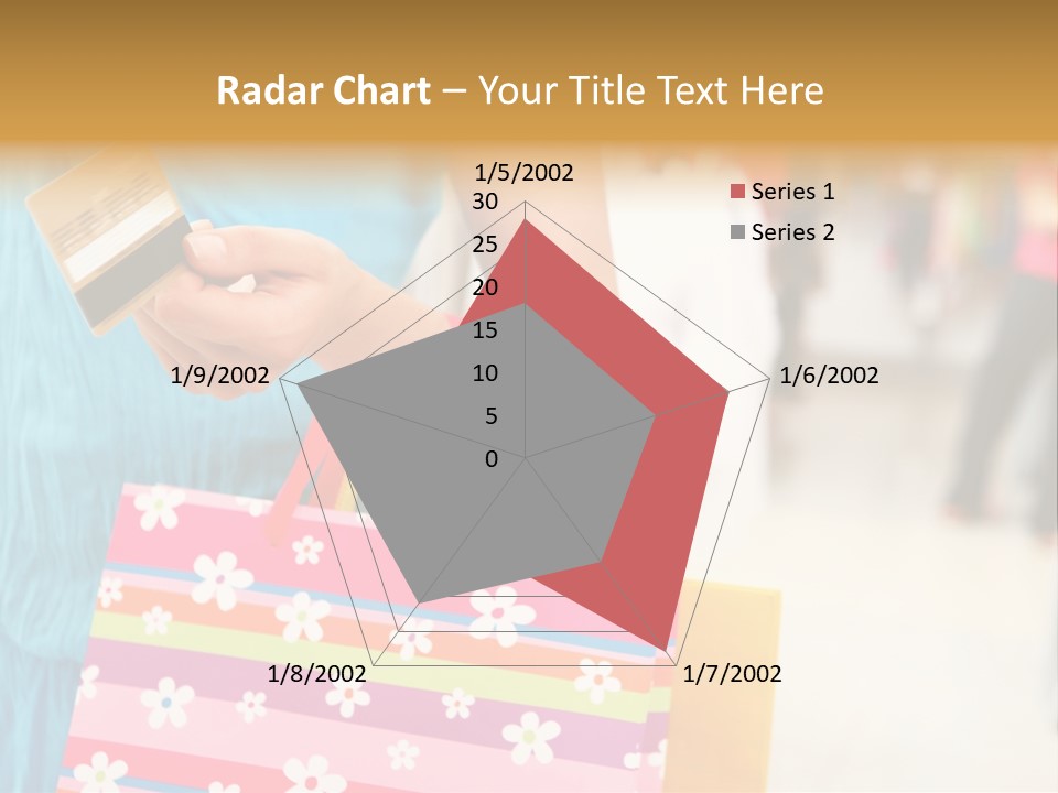 Mall Foreground Money PowerPoint Template