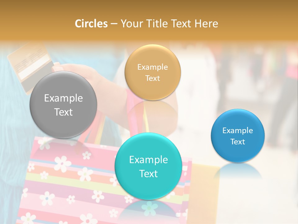 Mall Foreground Money PowerPoint Template