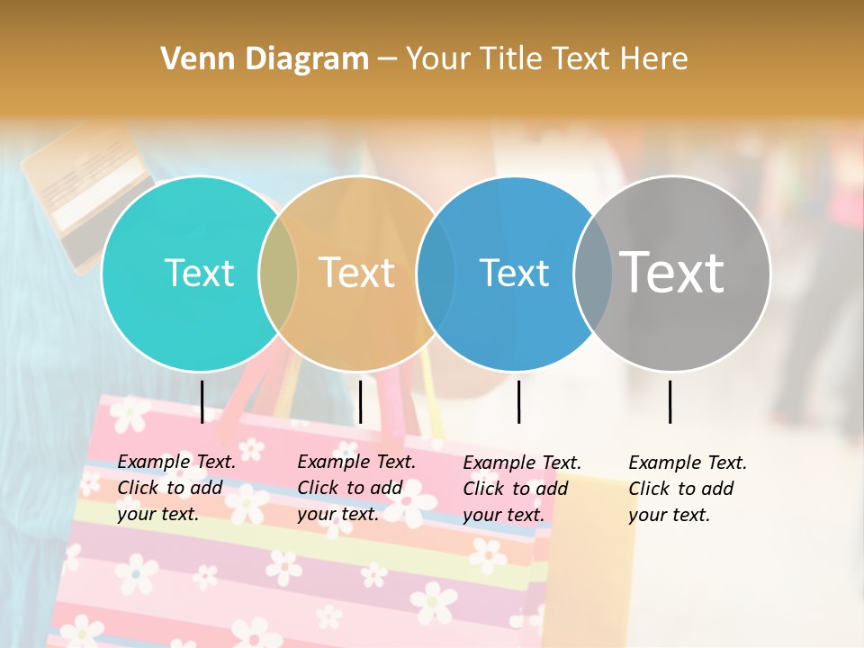 Mall Foreground Money PowerPoint Template