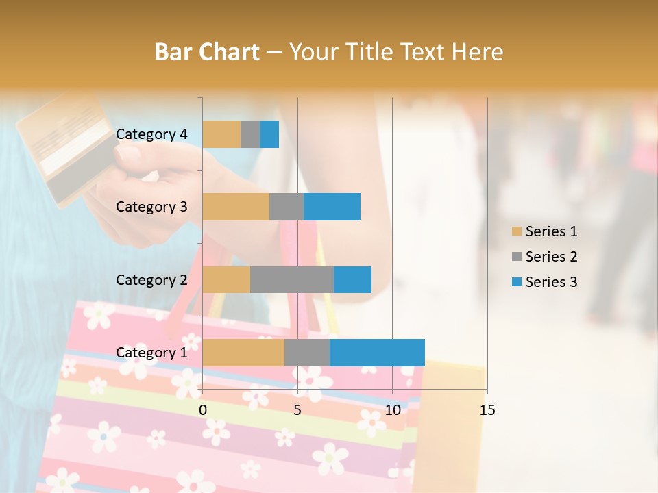 Mall Foreground Money PowerPoint Template