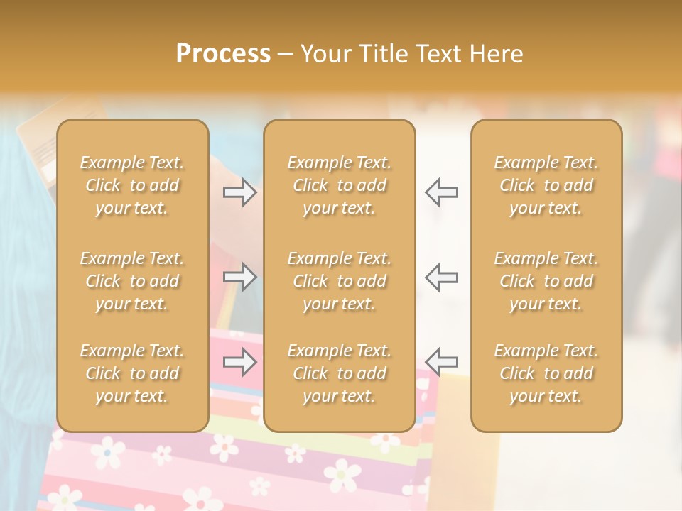 Mall Foreground Money PowerPoint Template