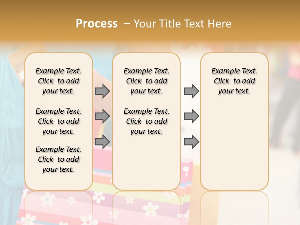 Mall Foreground Money PowerPoint Template