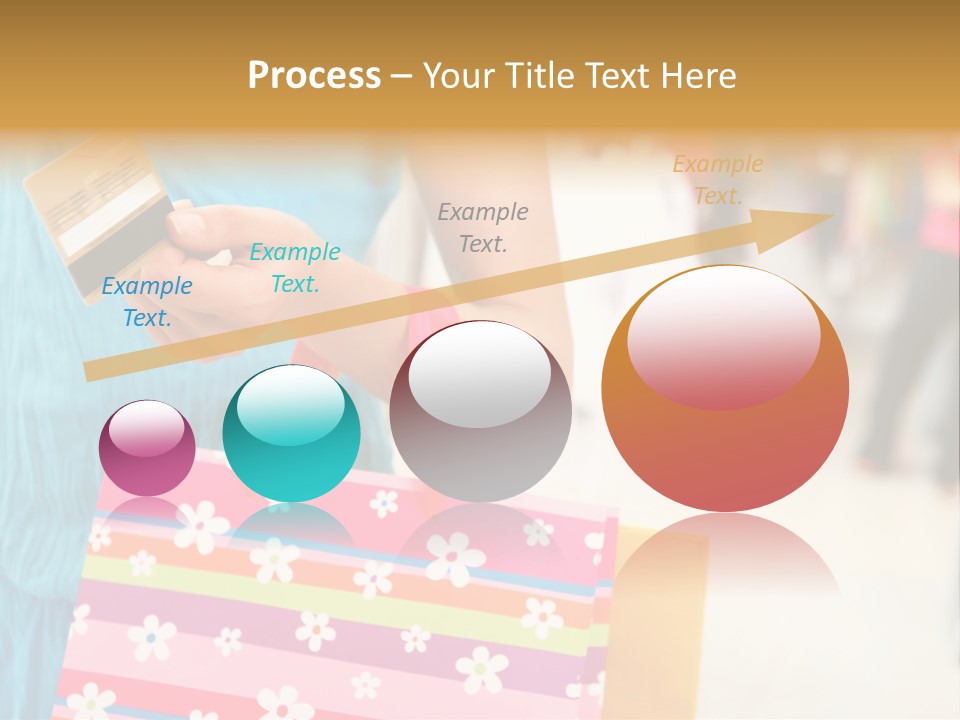 Mall Foreground Money PowerPoint Template