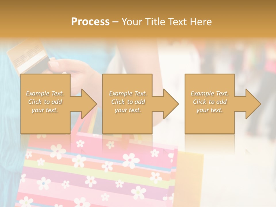 Mall Foreground Money PowerPoint Template