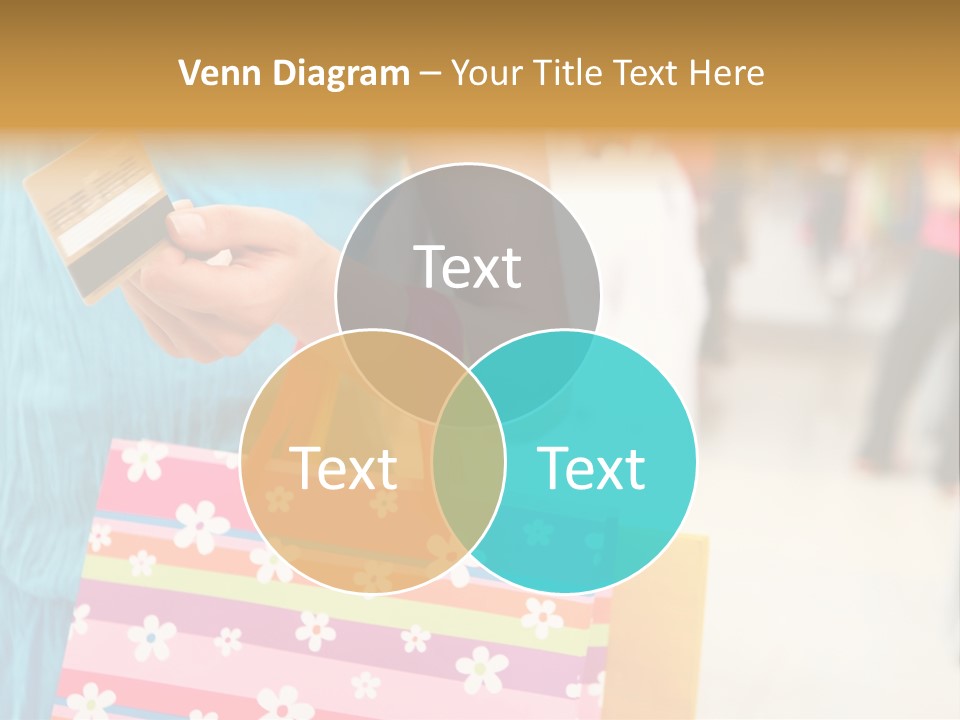 Mall Foreground Money PowerPoint Template