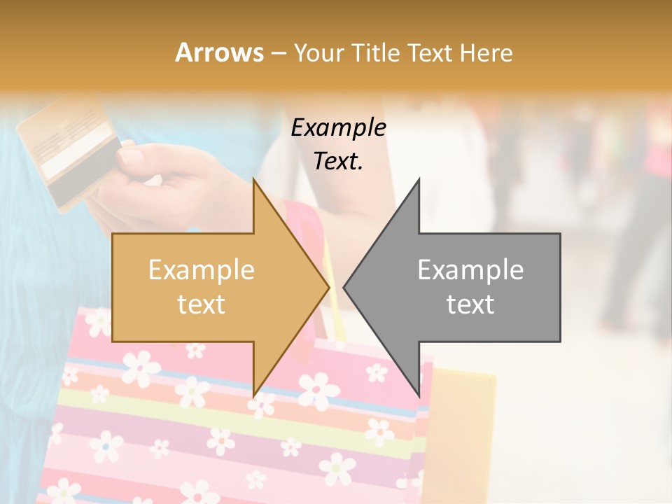 Mall Foreground Money PowerPoint Template