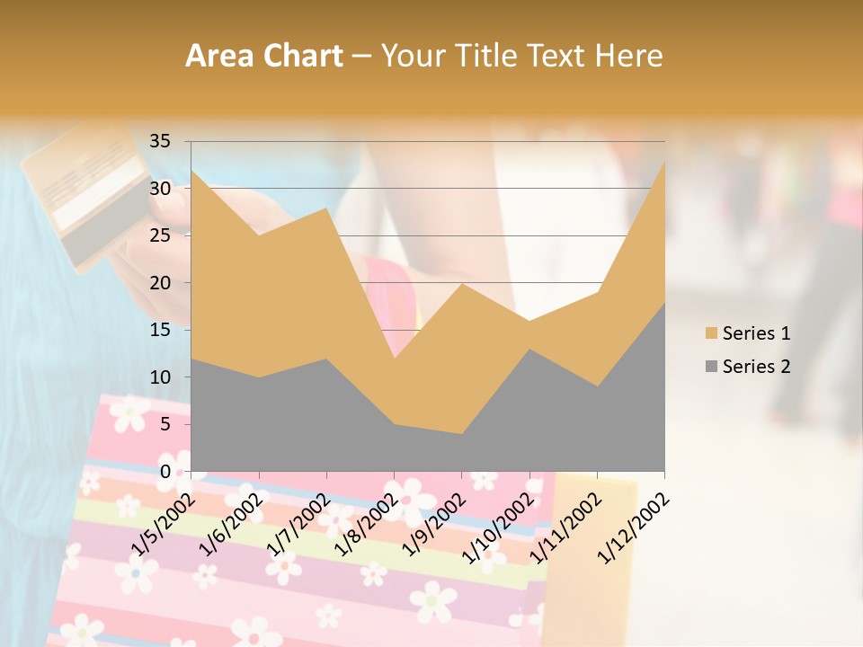 Mall Foreground Money PowerPoint Template
