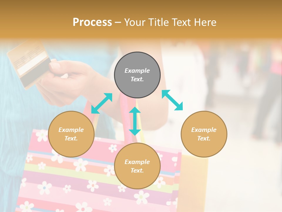 Mall Foreground Money PowerPoint Template