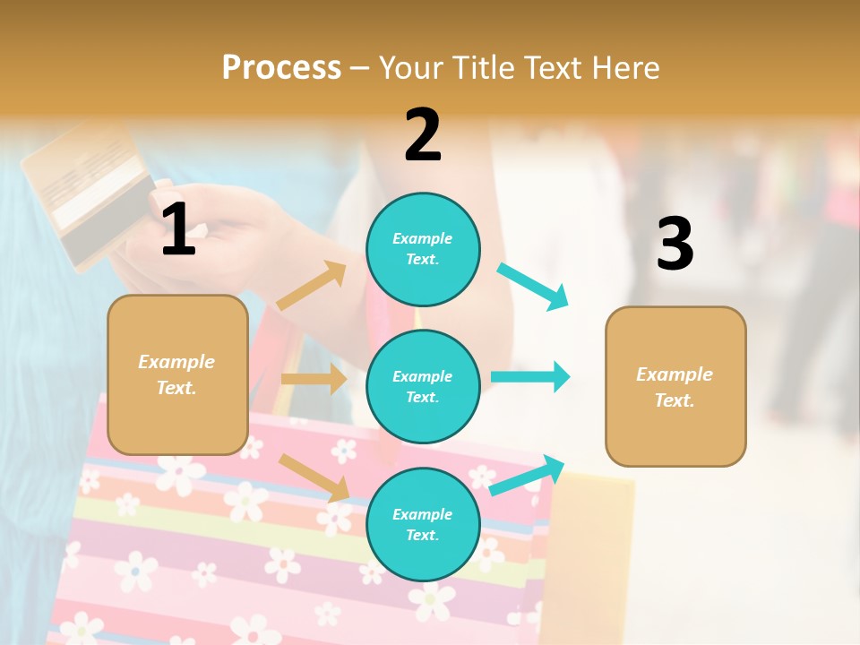 Mall Foreground Money PowerPoint Template