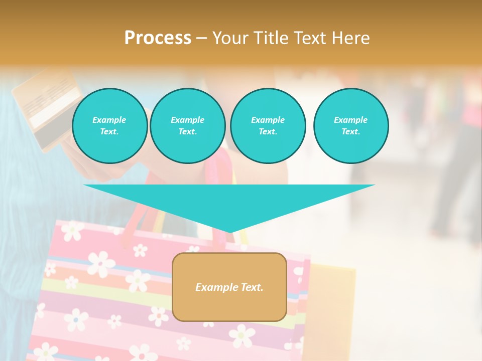 Mall Foreground Money PowerPoint Template