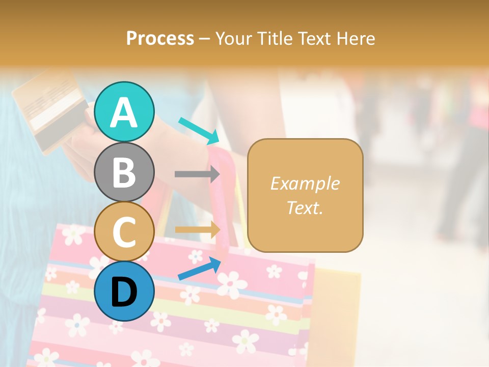 Mall Foreground Money PowerPoint Template