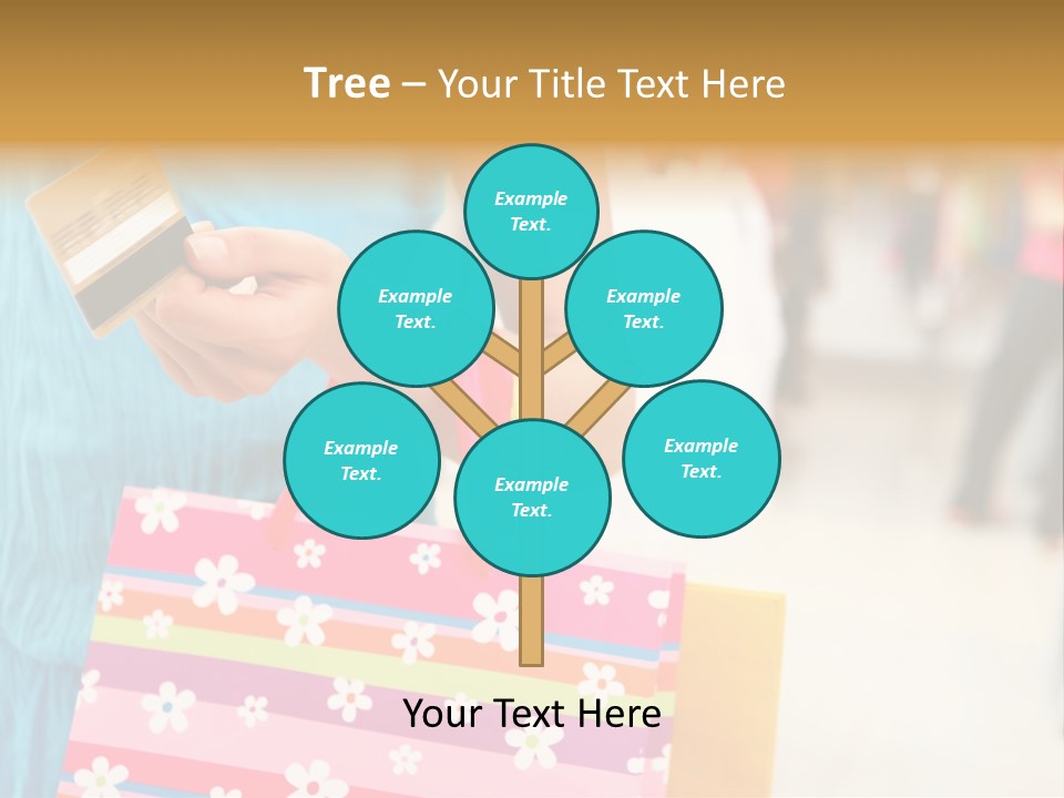 Mall Foreground Money PowerPoint Template