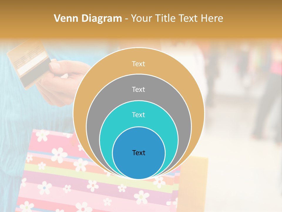 Mall Foreground Money PowerPoint Template