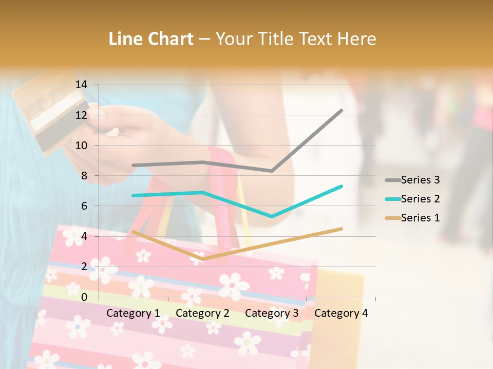Mall Foreground Money PowerPoint Template